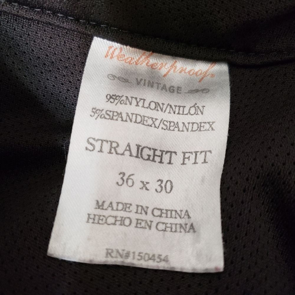 Weatherproof straight fit spandex pants Men's 36x30 gray - Picture 5 of 8